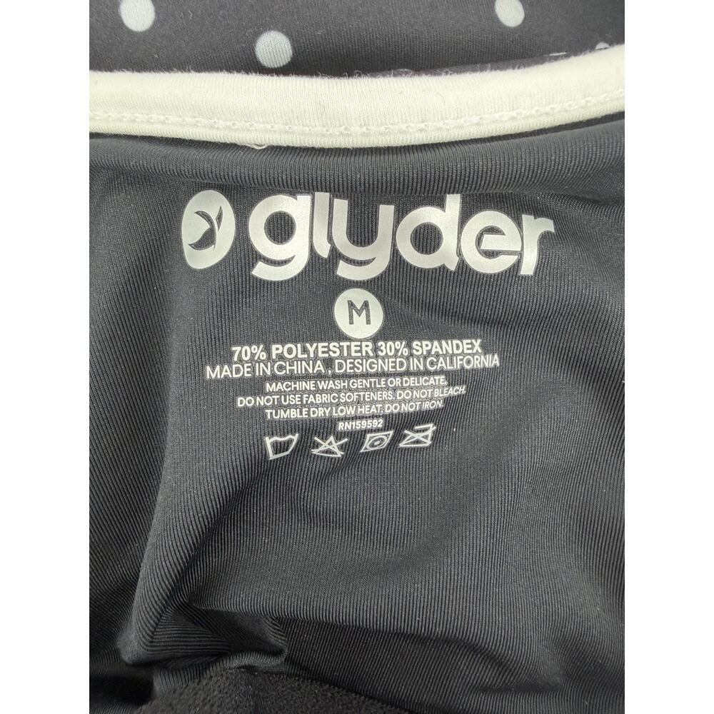 NEW Glyder Sculpt Dress Black/White Polka Dot Lined Activewear Tennis Medium - Picture 9 of 9